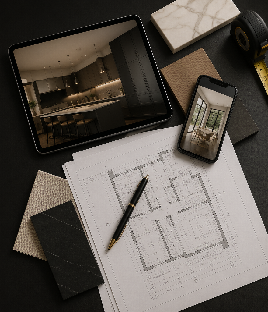 Project intake materials for sharing a renovation scope