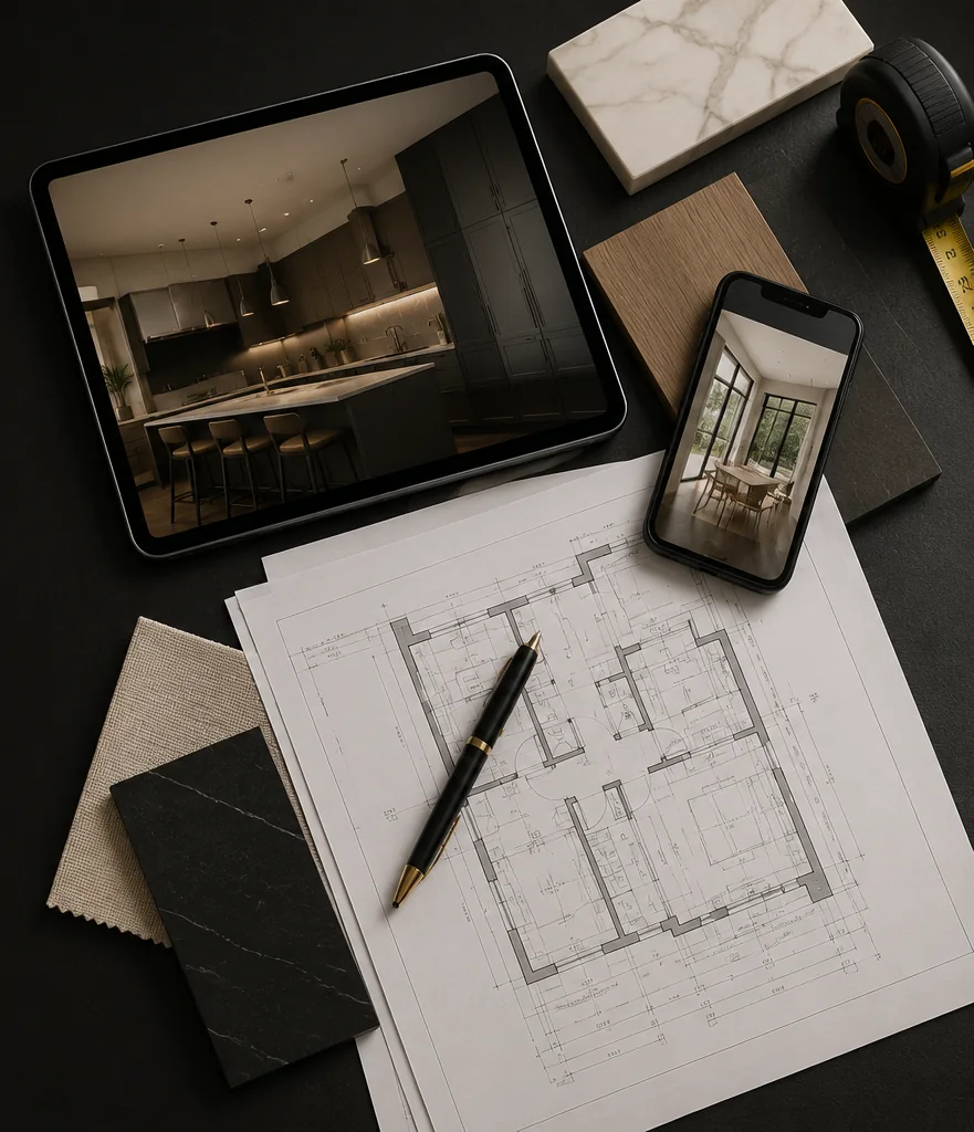 Project intake materials for sharing a renovation scope