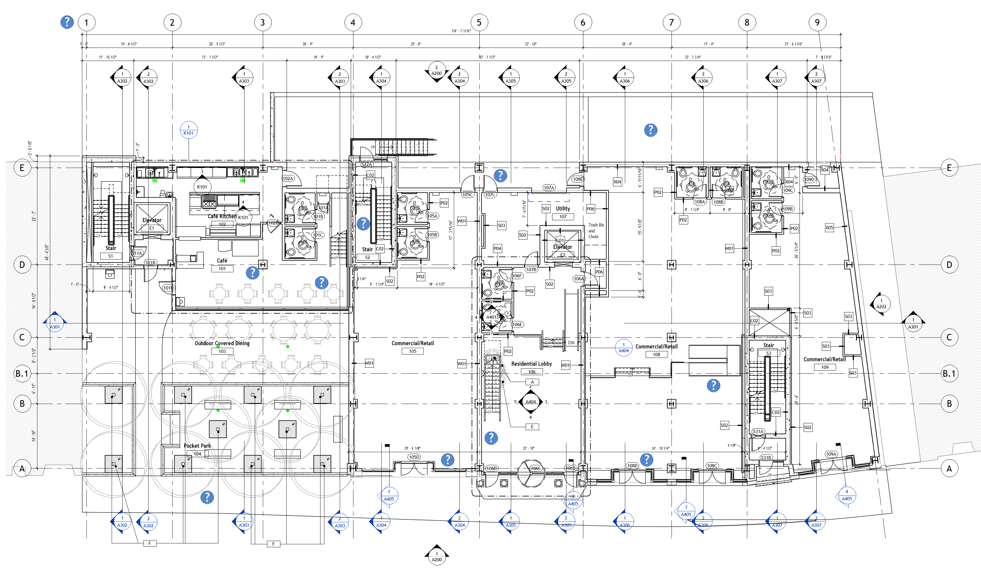 Architectural permit-ready plan documentation example