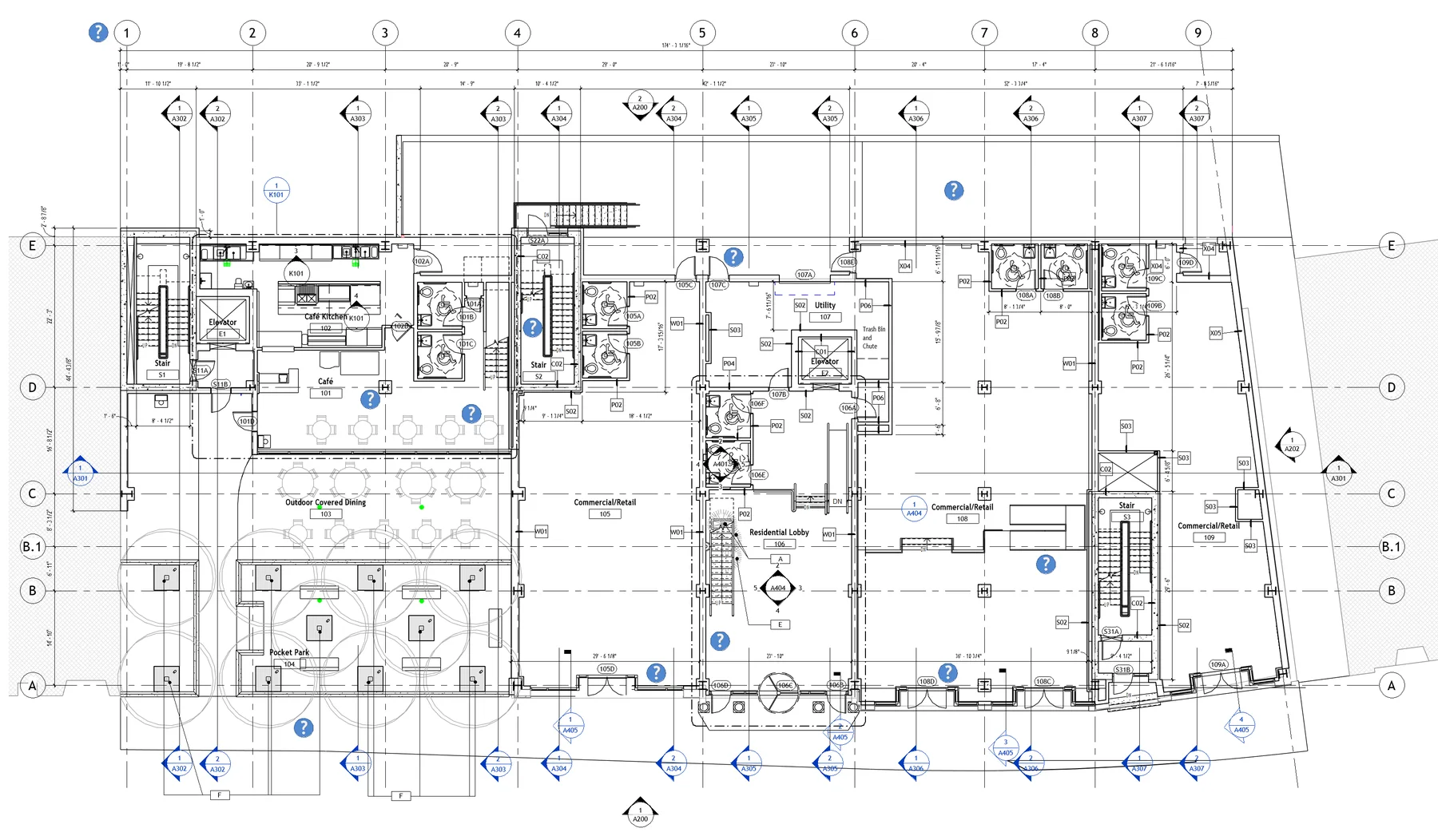 Architectural permit-ready plan documentation example